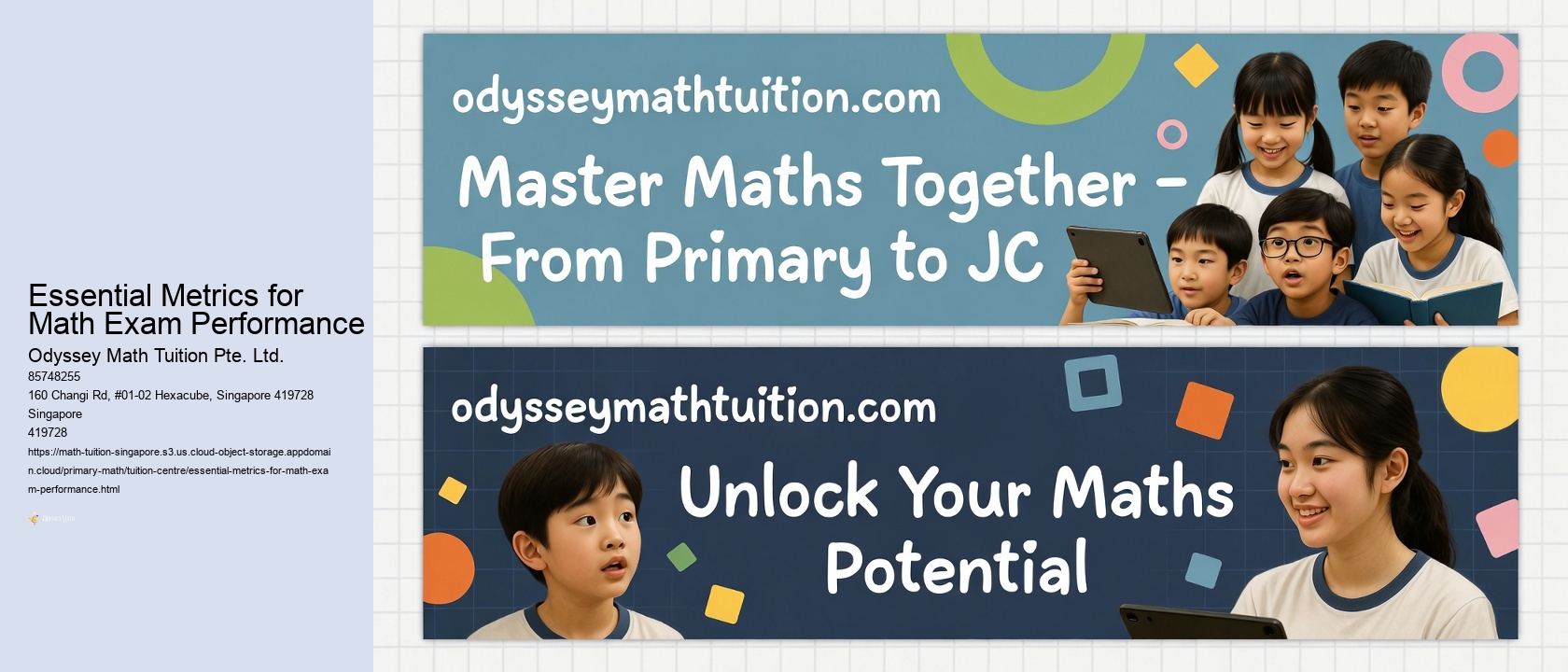 Essential Metrics for Math Exam Performance