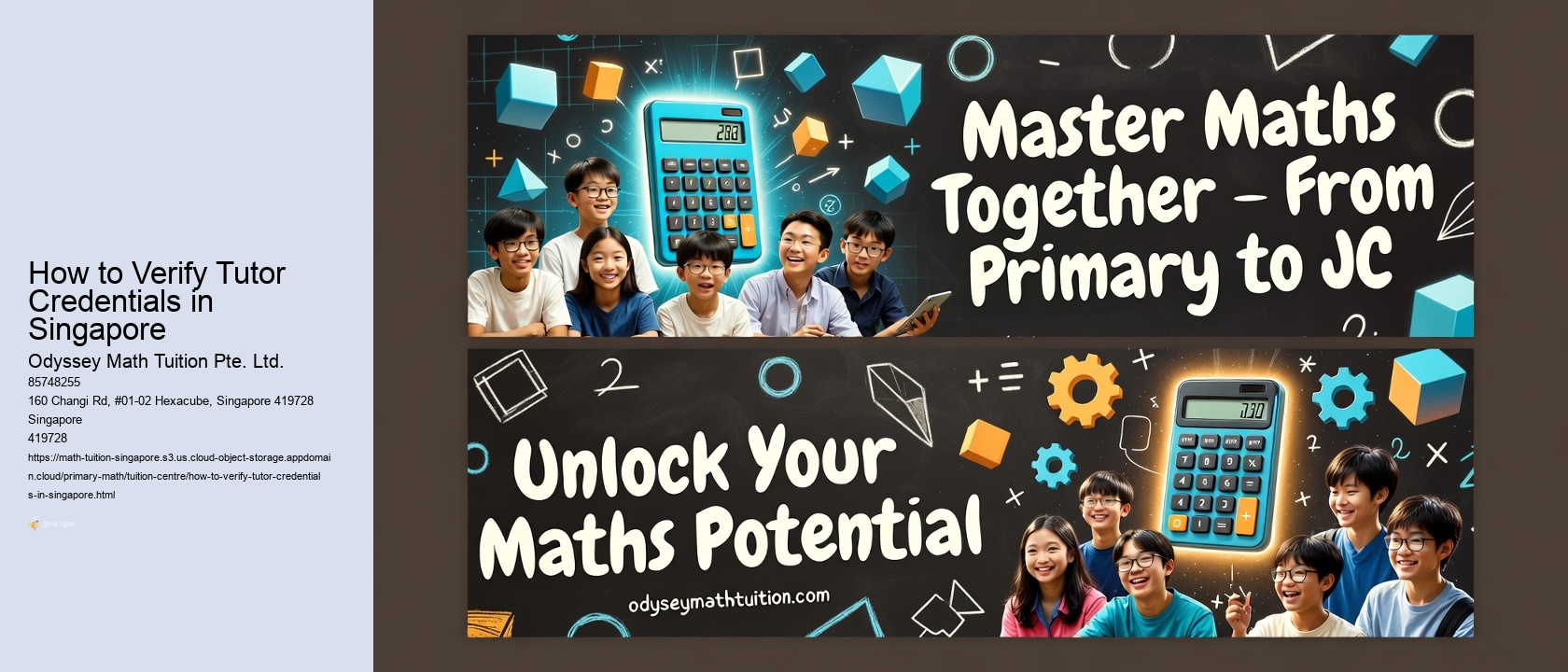How to Verify Tutor Credentials in Singapore